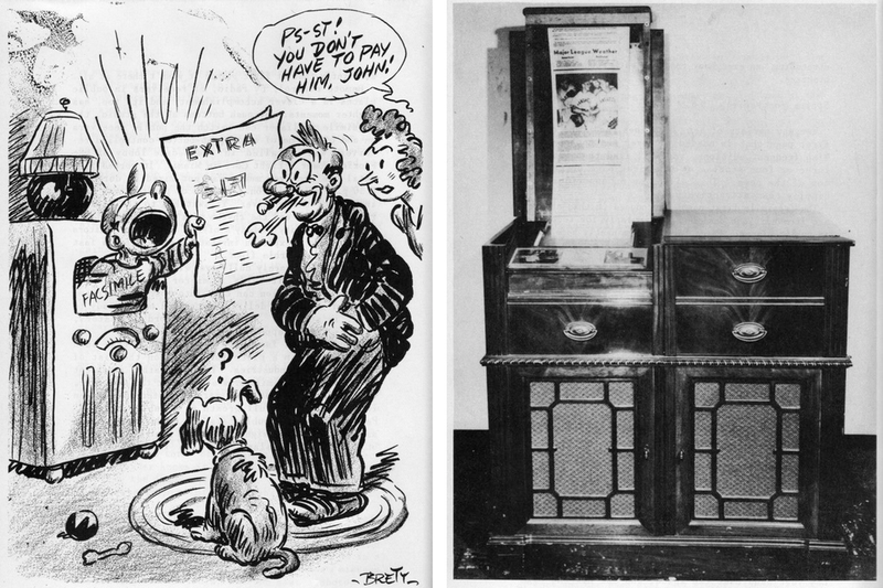 Illustration for article titled Faxpapers: A Lost 1930s Technology That Delivered Newspapers via Radio